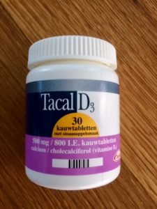 kauwtabletten met dank aan de dokter assistente